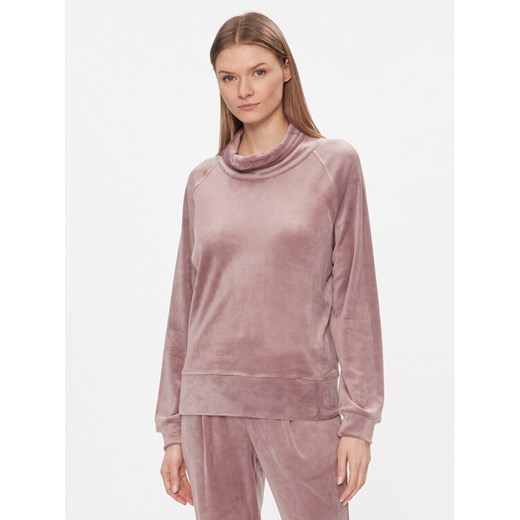 Triumph Bluza Cozy Comfort Velour Sweater 10216547 Brązowy Regular Fit ze sklepu MODIVO w kategorii Bluzy damskie - zdjęcie 182601507