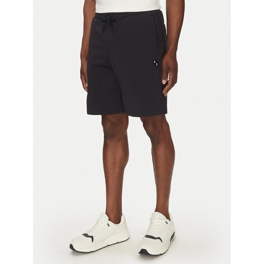 Armani Exchange Szorty sportowe XM000471 AF13109 UB101 Granatowy Regular Fit ze sklepu MODIVO w kategorii Spodenki męskie - zdjęcie 182601528