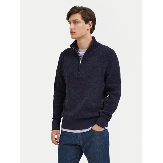Selected Homme Sweter Rodney 16087985 Granatowy Regular Fit ze sklepu MODIVO w kategorii Swetry męskie - zdjęcie 182601585