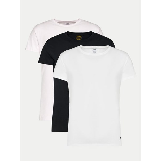 Polo Ralph Lauren Komplet 3 t-shirtów 714830304035 Kolorowy Slim Fit ze sklepu MODIVO w kategorii T-shirty męskie - zdjęcie 182601608