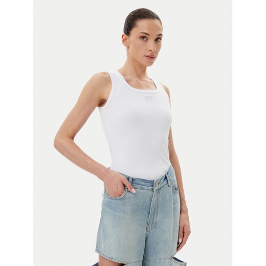 PINKO Top 100807 A2OF Z04 Biały Regular Fit ze sklepu MODIVO w kategorii Bluzki damskie - zdjęcie 182601669