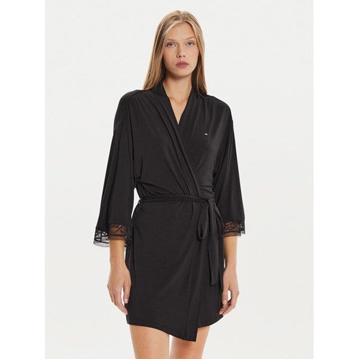 Tommy Hilfiger Szlafrok UW0UW05563 Czarny ze sklepu MODIVO w kategorii Szlafroki damskie - zdjęcie 182601699