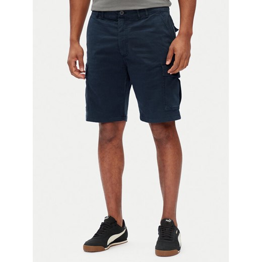 Pepe Jeans Szorty materiałowe Seasonal PM801179 Granatowy Regular Fit ze sklepu MODIVO w kategorii Spodenki męskie - zdjęcie 182601756