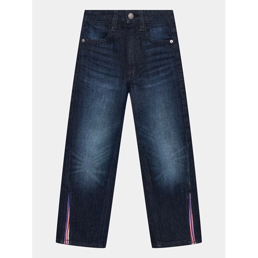 United Colors Of Benetton Jeansy 4EJVCE01X Granatowy Straight Fit ze sklepu MODIVO w kategorii Spodnie chłopięce - zdjęcie 182601869