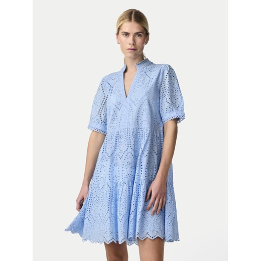 YAS Sukienka letnia Holi 26027163 Błękitny Relaxed Fit ze sklepu MODIVO w kategorii Sukienki - zdjęcie 182601968