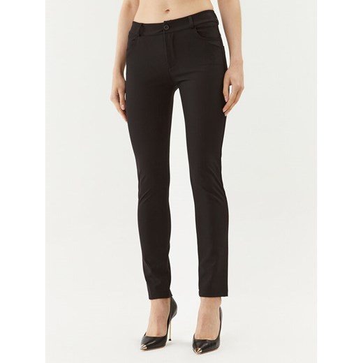 Rinascimento Spodnie materiałowe CFC0116016003 Czarny Slim Fit ze sklepu MODIVO w kategorii Spodnie damskie - zdjęcie 182602025