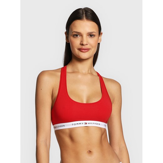 Tommy Hilfiger Biustonosz top UW0UW03820 Czerwony ze sklepu MODIVO w kategorii Biustonosze - zdjęcie 182602145