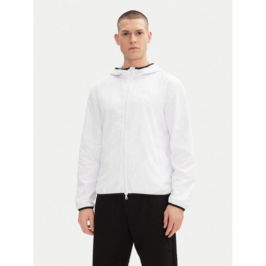 EA7 Emporio Armani Kurtka przejściowa 8NPB22 PNGRZ U0002 Biały Regular Fit ze sklepu MODIVO w kategorii Kurtki męskie - zdjęcie 182602155