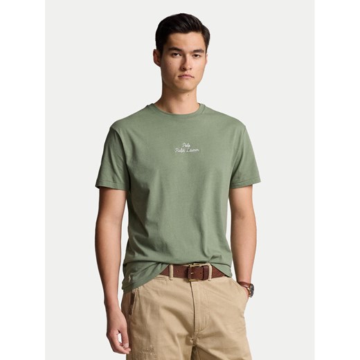 Polo Ralph Lauren T-Shirt 710936585011 Zielony Classic Fit ze sklepu MODIVO w kategorii T-shirty męskie - zdjęcie 182602228