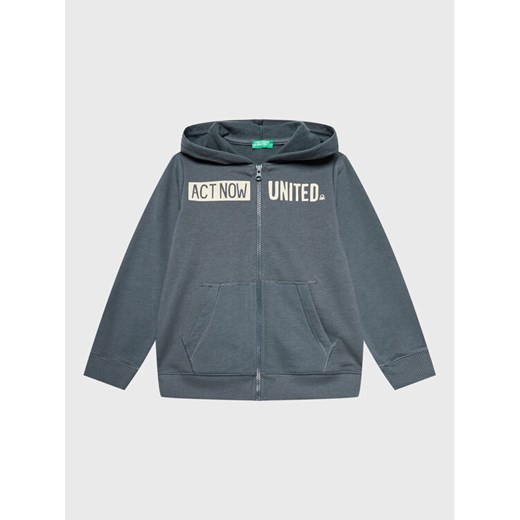 United Colors Of Benetton Bluza 3JLXC501E Szary Regular Fit United Colors Of Benetton 120 MODIVO
