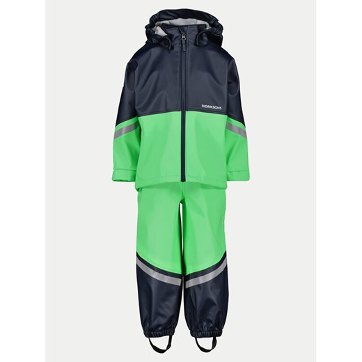 Didriksons Komplet kurtka i kombinezon Waterman 505290 Granatowy Regular Fit ze sklepu MODIVO w kategorii Komplety chłopięce - zdjęcie 182602317