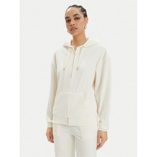 Juicy Couture Bluza Halan JCWAS24342G Écru Oversize ze sklepu MODIVO w kategorii Bluzy damskie - zdjęcie 182602346