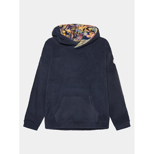 Roxy Polar Someone New Plfl ERGPF03055 Granatowy Regular Fit ze sklepu MODIVO w kategorii Bluzy dziewczęce - zdjęcie 182602398