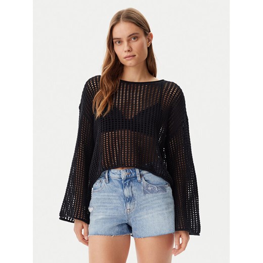 Vans Sweter Mila VN000M9H Czarny Loose Fit ze sklepu MODIVO w kategorii Swetry damskie - zdjęcie 182602405