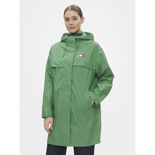 Tommy Jeans Kurtka przejściowa Chicago DW0DW15949 Zielony Regular Fit ze sklepu MODIVO w kategorii Kurtki damskie - zdjęcie 182602489