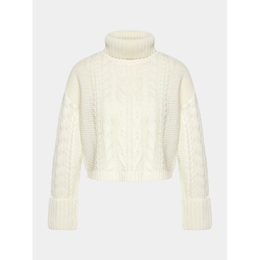 Brave Soul Sweter LK-274JENS Beżowy Regular Fit ze sklepu MODIVO w kategorii Swetry damskie - zdjęcie 182602495