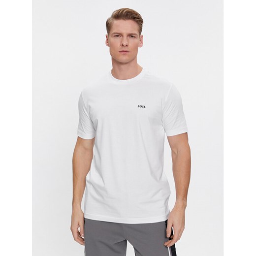 Boss T-Shirt 50506373 Biały Regular Fit ze sklepu MODIVO w kategorii T-shirty męskie - zdjęcie 182602506