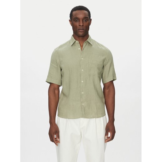 Marc O'Polo Koszula M23 7428 41002 Zielony Regular Fit ze sklepu MODIVO w kategorii Koszule męskie - zdjęcie 182602579