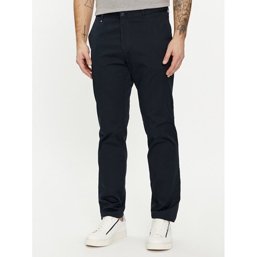 Boss Chinosy C-Genius-W-241 50509778 Granatowy Slim Fit ze sklepu MODIVO w kategorii Spodnie męskie - zdjęcie 182602585