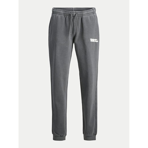 Jack&Jones Junior Spodnie dresowe Vermont Wash 12263237 Szary Wide Leg ze sklepu MODIVO w kategorii Spodnie chłopięce - zdjęcie 182602628