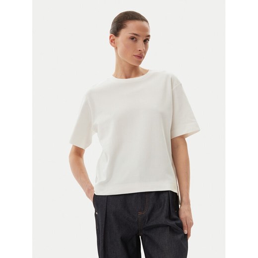 Max Mara T-Shirt 2515941042650 Biały Regular Fit ze sklepu MODIVO w kategorii Bluzki damskie - zdjęcie 182602645