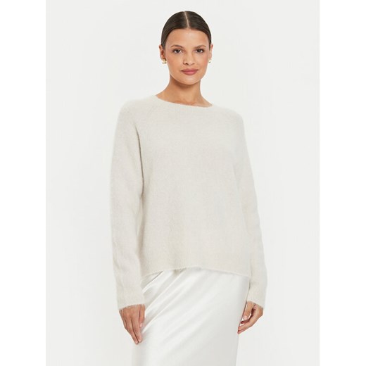 Kontatto Sweter 3M0229 Écru Relaxed Fit ze sklepu MODIVO w kategorii Swetry damskie - zdjęcie 182602659
