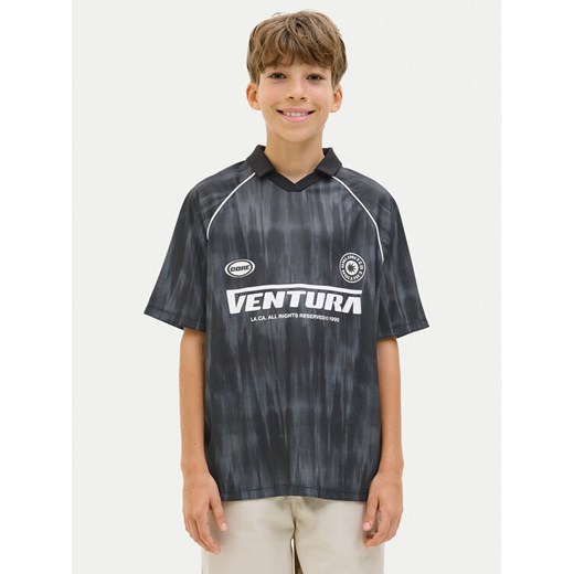 Jack&Jones Junior Polo Lido 12278700 Szary Loose Fit ze sklepu MODIVO w kategorii T-shirty chłopięce - zdjęcie 182602767