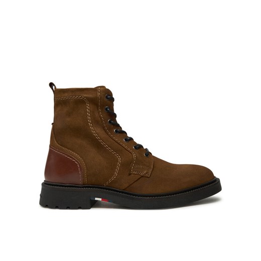 Tommy Hilfiger Kozaki FM0FM05105 Brązowy ze sklepu MODIVO w kategorii Buty zimowe męskie - zdjęcie 182602779