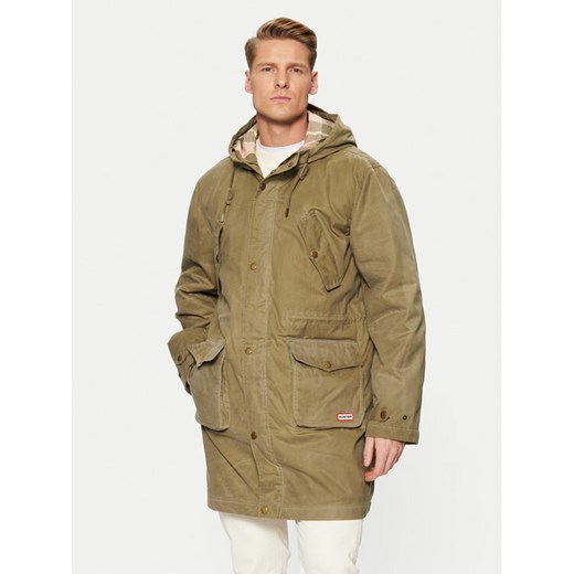 Hunter Parka Liam HARM0028242 Khaki Regular Fit ze sklepu MODIVO w kategorii Parki męskie - zdjęcie 182602819