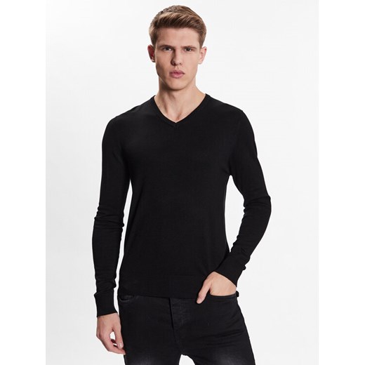 Brave Soul Sweter MK-36BRAMBER Czarny Regular Fit ze sklepu MODIVO w kategorii Swetry męskie - zdjęcie 182602907