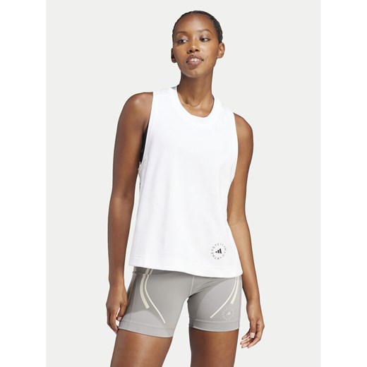 adidas by Stella McCartney Top Stella McCartney IB6858 Biały Regular Fit ze sklepu MODIVO w kategorii Bluzki damskie - zdjęcie 182602917