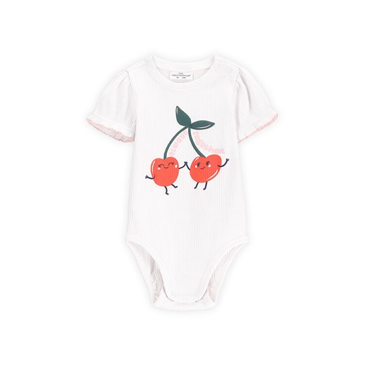 Coccodrillo Body dziecięce WC5112201MGN Biały ze sklepu MODIVO w kategorii Body niemowlęce - zdjęcie 182603057