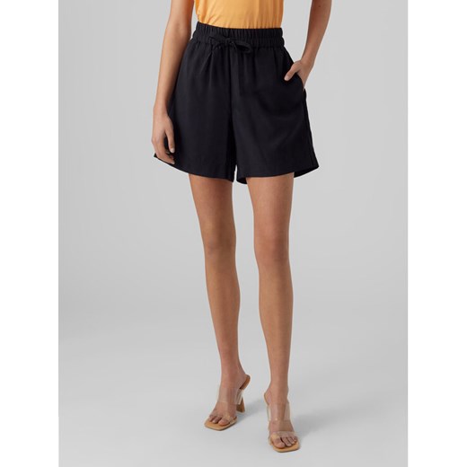 Vero Moda Szorty materiałowe Carmen 10278931 Czarny Loose Fit ze sklepu MODIVO w kategorii Szorty - zdjęcie 182603095