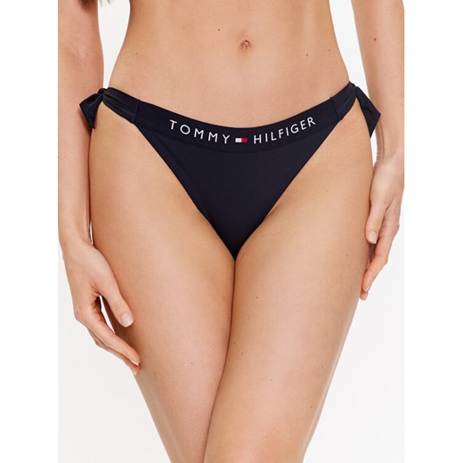 Tommy Hilfiger Dół od bikini UW0UW04497 Granatowy ze sklepu MODIVO w kategorii Stroje kąpielowe - zdjęcie 182603168
