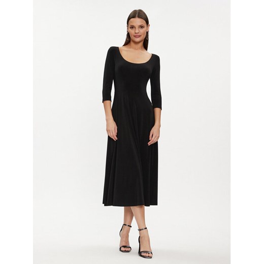 NORMA KAMALI Sukienka koktajlowa KK2273PL145001 Czarny Regular Fit ze sklepu MODIVO w kategorii Sukienki - zdjęcie 182603185
