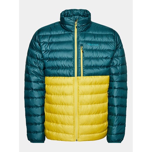 Marmot Kurtka puchowa Highlander M13177 Zielony Regular Fit ze sklepu MODIVO w kategorii Kurtki męskie - zdjęcie 182603256