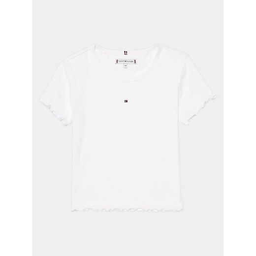 Tommy Hilfiger T-Shirt Essential KG0KG08138 Biały Regular Fit ze sklepu MODIVO w kategorii T-shirty chłopięce - zdjęcie 182603296