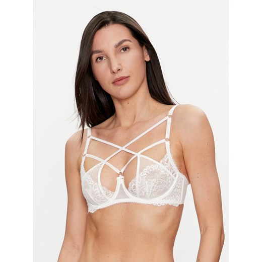 Hunkemöller Biustonosz z fiszbiną Anna 204531 Biały ze sklepu MODIVO w kategorii Biustonosze - zdjęcie 182603299