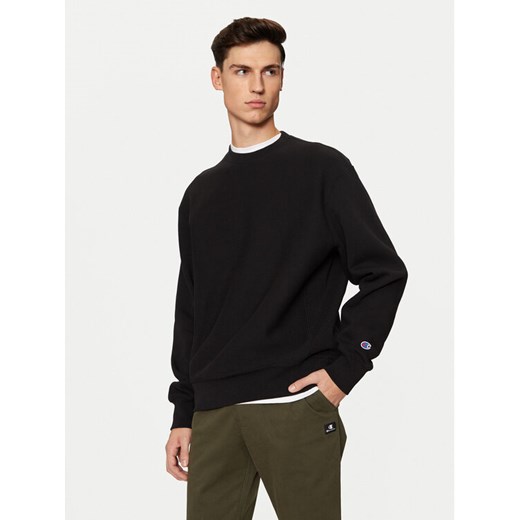 Champion Bluza 220707 Czarny Relaxed Fit ze sklepu MODIVO w kategorii Bluzy męskie - zdjęcie 182603305