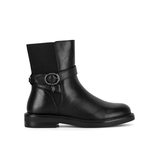 U.S. Polo Assn. Botki ZOFIA001W/DLE1 Czarny ze sklepu MODIVO w kategorii Botki - zdjęcie 182603316