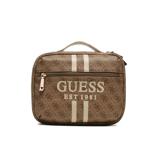 Guess Kosmetyczka Mildred (B) Travel TWB896 22600 Beżowy ze sklepu MODIVO w kategorii Kosmetyczki - zdjęcie 182603385