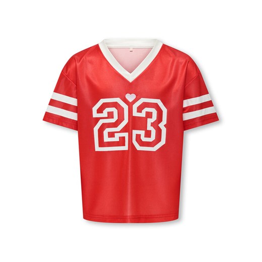 Kids ONLY T-Shirt Lulu 15354971 Czerwony Regular Fit ze sklepu MODIVO w kategorii T-shirty chłopięce - zdjęcie 182603419