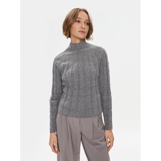 Marella Sweter Kartal 2333660736200 Szary Regular Fit ze sklepu MODIVO w kategorii Swetry damskie - zdjęcie 182603435