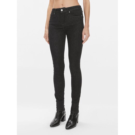 Tommy Hilfiger Jeansy Como WW0WW39606 Czarny Skinny Fit ze sklepu MODIVO w kategorii Jeansy damskie - zdjęcie 182603436