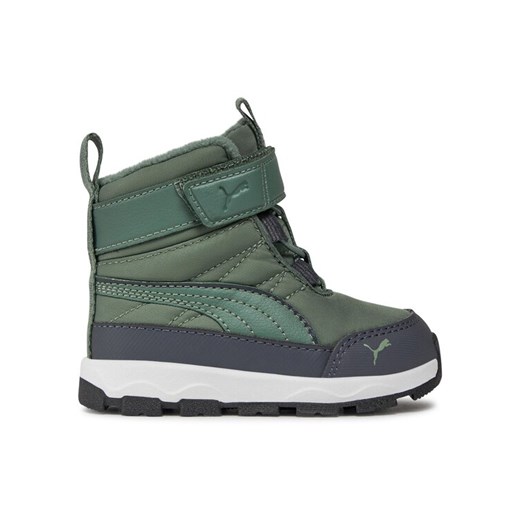 Puma Śniegowce Evolve AC+ Inf 392646 03 Zielony ze sklepu MODIVO w kategorii Buty zimowe dziecięce - zdjęcie 182603459