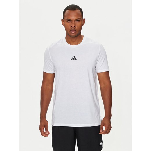 adidas Koszulka techniczna Designed for Training IS3808 Biały Slim Fit XL MODIVO