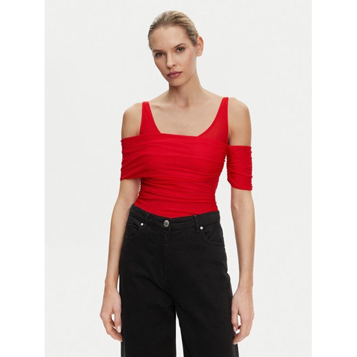 PINKO Body Bella 104832 A2H1 Czerwony Regular Fit ze sklepu MODIVO w kategorii Bluzki damskie - zdjęcie 182603548