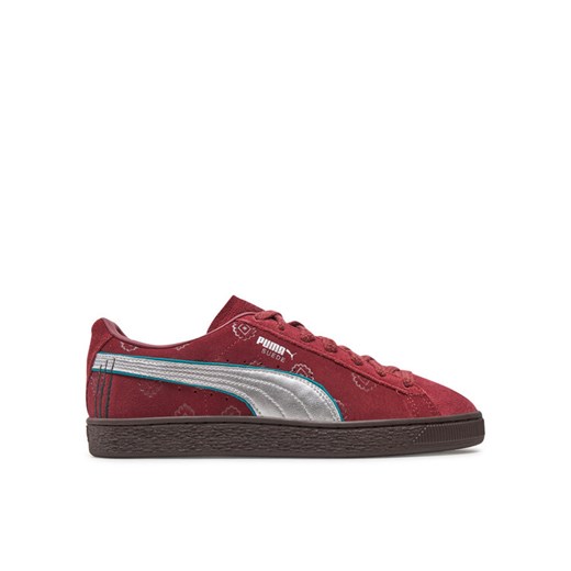Puma Sneakersy Suede 2 ONE PIECE 396521 01 Bordowy ze sklepu MODIVO w kategorii Buty sportowe męskie - zdjęcie 182603586