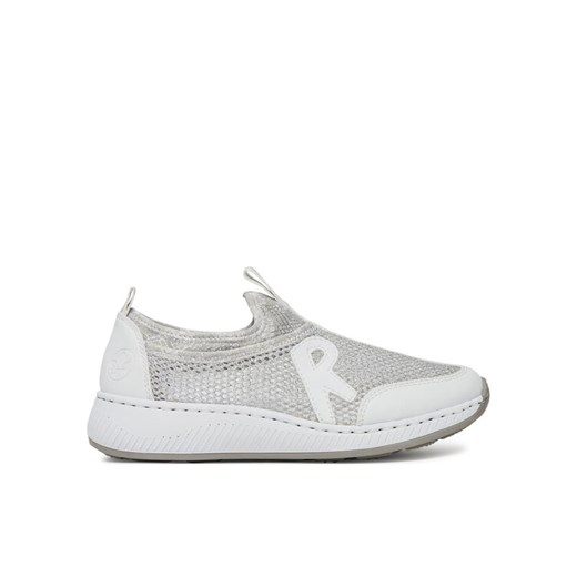 Rieker Sneakersy N5554-81 Biały ze sklepu MODIVO w kategorii Buty sportowe damskie - zdjęcie 182603606