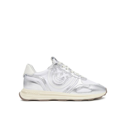 PINKO Sneakersy Zoe 01 SS0087P085 Srebrny ze sklepu MODIVO w kategorii Buty sportowe damskie - zdjęcie 182603625